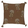 Chic Antique Aix Kissenbezug Blumenmotiv mit Quasten