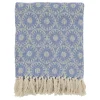 Chic Antique Aix Plaid aus Baumwolle und Garnüberschuss Kreismuster