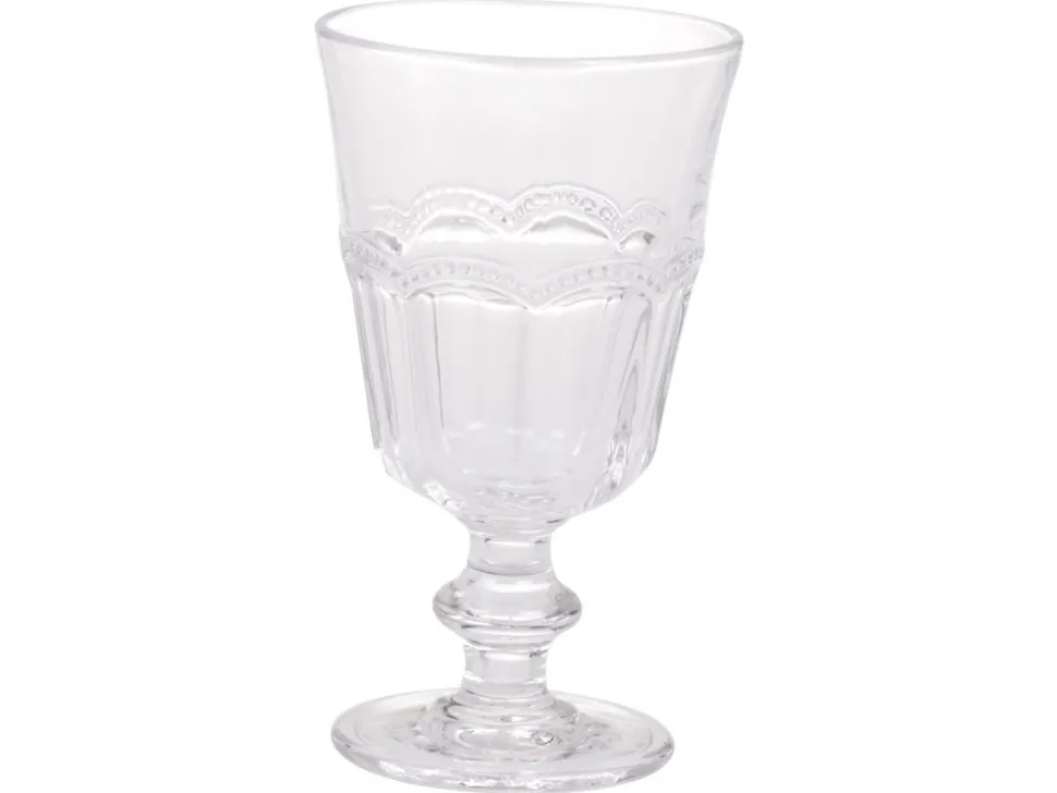 Chic Antique Antoinette Weinglas mit Perlenkante