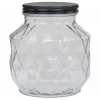 Chic Antique Aufbewahrungsglas mit Diamantenschliff
