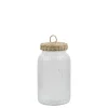 Chic Antique Aufbewahrungsglas mit geflochtenem Deckel