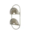 Chic Antique Eisen Regalbrett mit Dekor