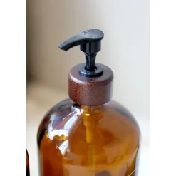 Chic Antique Flasche, Spender mit Pumpe mit Dish Soap Aufschrift