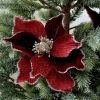 Chic Antique Fleur Blume mit Clips, Tannenbaumschmuck