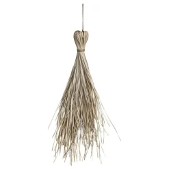 Chic Antique Fleur Wanddekor aus Stroh