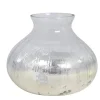 Chic Antique Glasvase Bauernsilber