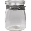 Chic Antique Glasvase Eisenverschluss