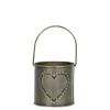 Chic Antique Hurricane Windlicht mit Dekor
