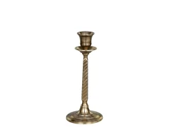 Chic Antique Kerzenständer für Stabkerze antique messing