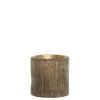 Chic Antique Kerzenständer für Stumpenkerze aus Mangoholz