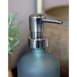 Chic Antique Pump Flasche aus Glas Conditioner für Bad, Dusche