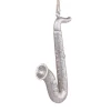 Chic Antique Saxophon Anhänger mit Glitzer