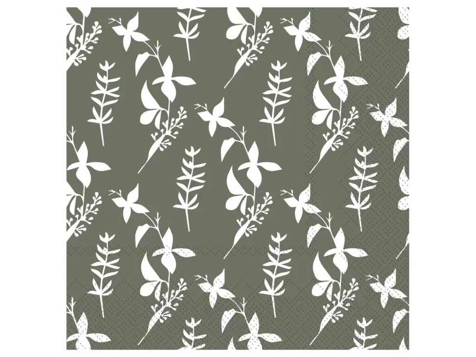 Chic Antique Serviette mit Blumen