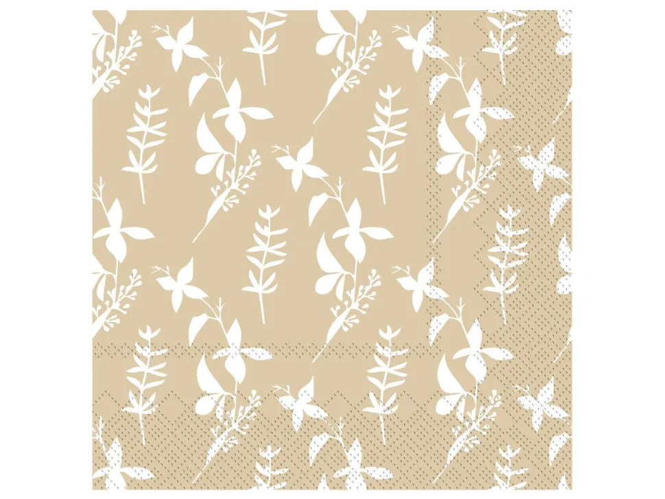 Chic Antique Serviette mit Blumen