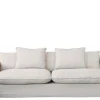 Chic Antique Sofa Malo Leinen mit 5 Kissen