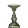 Chic Antique Stumpenkerzenständer mit Diamantschnitt olive