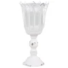 Chic Antique Teelichthalter auf Fuß mit Glas