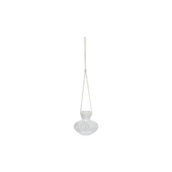 Chic Antique Vase aus Glas zum Aufhängen