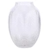 Chic Antique Vase mit Blattmuster