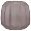 Chic Antique Vase mit Rillen mattiert
