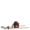 Chic Antique Vintage Ski mit Stiefeln