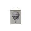 Chic Antique Wandbild aus Stoff mit Motivdruck