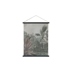 Chic Antique Wandbild aus Stoff mit Motivdruck