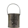 Chic Antique Windlicht mit Henkel und Sternendekor