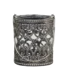 Chic Antique Windlicht mit Henkel und royalem Muster