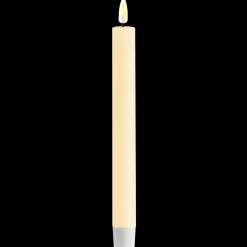 Deluxe Homeart LED 2er Set Stabkerze Real Flame