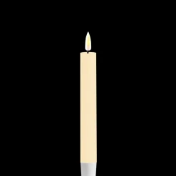 Deluxe Homeart LED 2er Set Stabkerze Real Flame