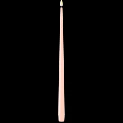 Deluxe Homeart LED Stabkerze mit Lack Real Flame 2er Set