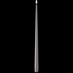Deluxe Homeart LED Stabkerze mit Lack Real Flame 2er Set
