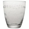 GreenGate Wasserglas klar mit Schliff