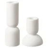 House Nordic Kerzenhalter im 2er Set Limestone