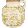 IB Laursen Blumenvase Green Blossom mit Henkel