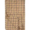 IB Laursen Quilt mit braunem Karomuster