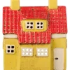 IB Laursen Teelicht Haus My Home Town gelb