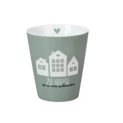 Krasilnikoff Happy Mug Becher, Zu Hause ist es am schönsten