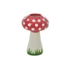 RICE Handbemalte Pilz Keramik Vase